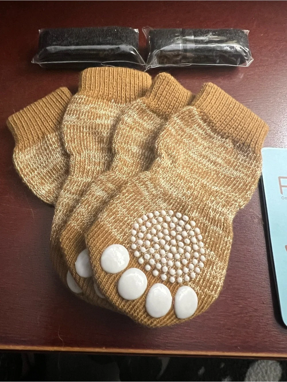 Pupteck Anti Slip Dog Socks
